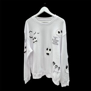 Disney Tim Burton Nightmare Before Christmas Halloween Sweatshirt‎ Size 2x - 468
